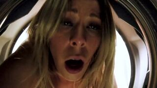 Step Mom is Stuck in the Dryer and Boned by her Son - Nikki Brooks