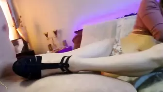 High Heel Cock and Ball Tease