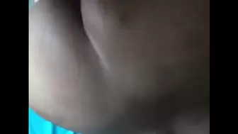 African Mom Gets her Booty and Twat Poked by Sisters Man after Catching her Playing with her Twat