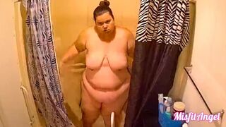 Naked Photoshoot BIG BEAUTIFUL WOMAN & Cream Pie