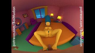 The Simpsons - Marge Simpson Footjob POINT OF VIEW