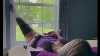 MILF Putting on a Show for the Workers next Door