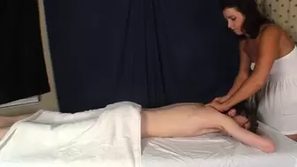 SELF PERSPECTIVE Tiny Boobs Massage Hand-Job