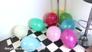 The Cheerleader and her Monstrous Balloons. Pop or Not! Pt1