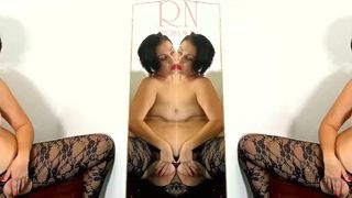 Ebony Body Stockings. 2 Teenie Ladies Posing in Ebony Mesh Body Lingerie Charming Lingerie. FULL two
