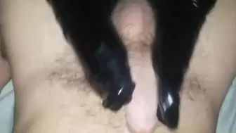Foot Bizarre Playing with his Penis