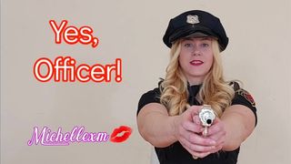 POINT OF VIEW Arrested and strip searched by cute blonde