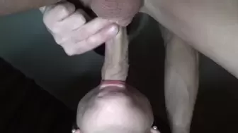 FULL MOUTH OF SPUNK // DEEP ORAL SEX WITHOUT HANDS // MOUTHFUCK
