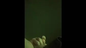 Cloudy teaser fun with daddy swallowing clouds on his wang while on my knees begging him for more