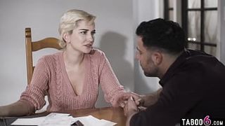 Fiances cold feet had him fucking the brides monstrous breasts sister Skye Blue