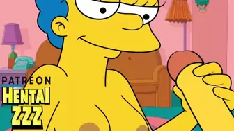 A HAND-JOB WHILE HOMER IS NOT AT HOME (THE SIMPSONS)