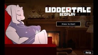 Undertale BedPlay [Rule 34 Asian cartoon PornPlay] Booty spanked and amazing gigantic breasts titjob