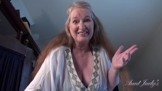 Aunt Judy's - Your 61yo Busty GILF Stepmom Maggie gives you a Hand-job (POINT OF VIEW)