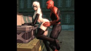 Spiderman Rides Female Hero Porn Gif