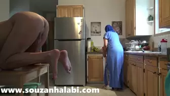 Horny Arab Hijab Wifey Licking Ass-hole ديوث مصري يصور مراته كلامها وسخ اوووي