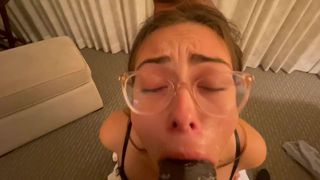 Blacked PAWG gets a Mouth Full of Cock