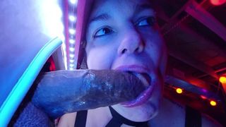 Gloryhole girl rings in the new year with a BANG