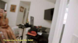 Nikki Brooks - Threesome To Keep Me Quiet (HD-1080p)