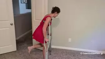 CUM see how exciting I make crutches