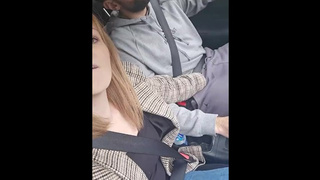 Risky public first time in car. His jizz is too good
