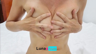 Watch my MELONS bounce ! You jerk off and you spunk NOW - Luna Daily Vlog - LunaxSun