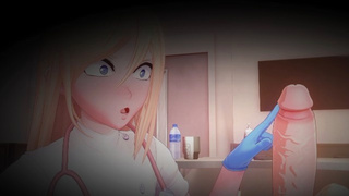 TWISTED WORLD Remake #14: Doctor and nurse are scared by my erection