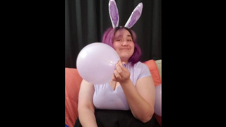 Crazy Meaty Gf Inflating Balloons