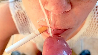 Smoking after oral sex with Sperm in My Mouths