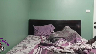 Daddy wakes me up to put his little bitch to bed