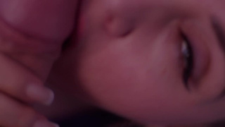 Dissolute milf swallows wang her male's.