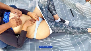 Indian MILF Ex-wife Melts Under Man’s Touch - Outdoor Sensual Massage, Pressing Titties & Fingering
