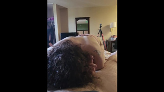 I feed my sister-in-law lunch straight in her throat.
