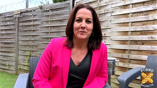 Wild milf Ellie takes a rod