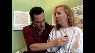 Slutty MILF patient rides the doctor