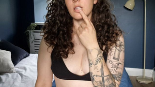 JOI - sperm for my mouth and titties