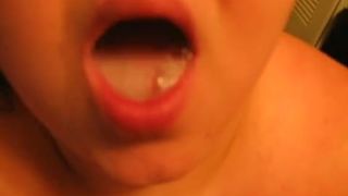BBW Cum Slut Happily Sucks Cock Dry Oral Creampie Cum Swallow