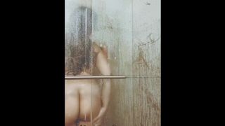 Steamy MILF Shower Tease