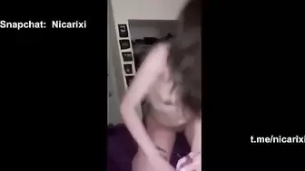 Woke up my Step-Brother with Blowjob and Riding his Dick. Pussy Creampie